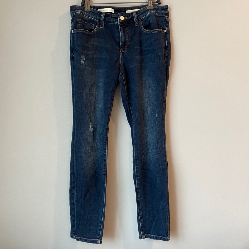 Pilcro and the Letterpress Distressed Jeans